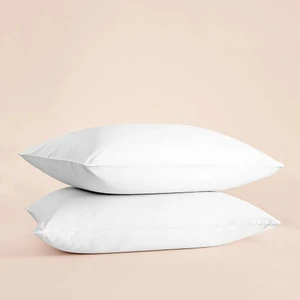 %100 Pamuk Percale 2li Yastık Kılıfı Beyaz - Pure Serisi