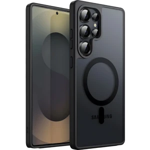 Samsung Galaxy S25 Ultra Kılıf Kamera Çıkıntılı Magsafe Şarj Destekli Hassas Tuşlu Yumuşak Mat Kapak