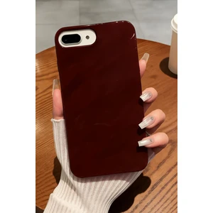 Apple iPhone 7/8 Plus Kılıf Parlak Kabartmalı Dalga Tasarımlı Desenli Darbe Emici Silikon Kapak