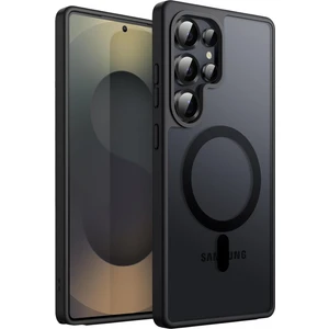 Samsung Galaxy S22 Ultra Kılıf Kamera Çıkıntılı Magsafe Şarj Destekli Yumuşak Kenarlı Mat Kapak