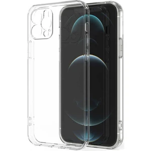 iPhone 12 Pro Max Kılıf 3D kamera Korumalı Şeffaf Yumuşak Süper Silikon Kapak