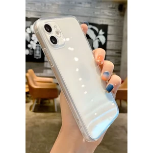 iPhone 12 Kılıf 3D kamera Korumalı Şeffaf Yumuşak Süper Silikon Kapak