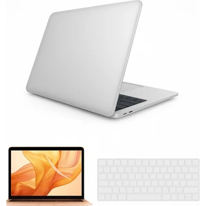 Apple Macbook Air 13.6 2022 M2 Çip A2681 Uyumlu Kristal Şeffaf Transparan Koruyucu Kapak