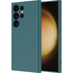 Samsung Galaxy S25 Ultra Kılıf Kadife Lansman Soft Yumuşak Liquid Silikon Kamera Korumalı Kapak