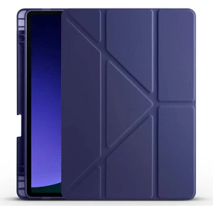 Samsung Galaxy Tab A9+ Plus SM-X210 Uyumlu Kalem Bölmeli Pu Deri Yumuşak Koruyucu Silikon Kılıf