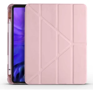 Apple iPad Air 11 10.9 Inç Air 4 5 6 2020 2022 2024 Kılıf Tri Folding Standlı Kalemlikli Kalem Bölmeli 3 Katlamalı Standlı Uyku Modlu Smart Kapak
