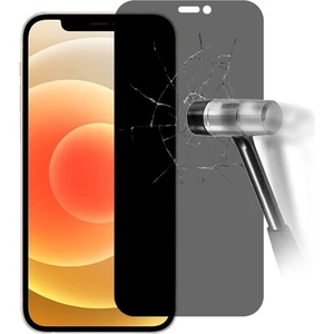 Apple iPhone 12 Mini Uyumlu Ekran Koruyucu Kırılmaz Tam Ekran Hayalet Privacy Gizlilik Sert Cam