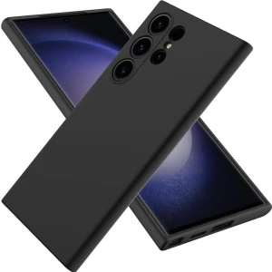 Samsung Galaxy S25 Ultra Kılıf Kadife Lansman Soft Yumuşak Liquid Silikon Kamera Korumalı Kapak
