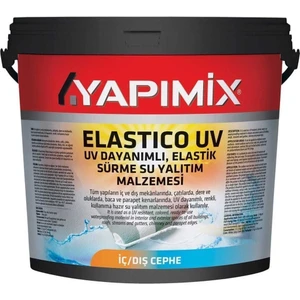 Elastico Uv - Elastımerik Uv Dayanımlı Sürme Su Yalıtım Malzemesi Kiremit 3,5lt