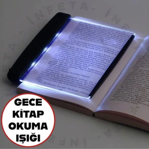 Kitap Arası Gece Kitap Okuma Lambası LED Işıklı Gece Kitap Okuma Lambası Ayraç