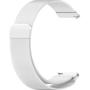 Huawei Watch 3 Gt Gt2 GT2E Gt3 Gt4 Gt5 Pro Se Elite 46MM Uyumlu 22MM  Milano Metal Hasır Mıknatıslı Kordon Paslanmaz Çelik
