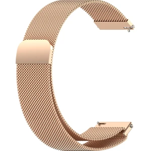 Huawei Watch 3 Gt Gt2 GT2E Gt3 Gt4 Gt5 Pro Se Elite 46MM Uyumlu 22MM  Milano Metal Hasır Mıknatıslı Kordon Paslanmaz Çelik