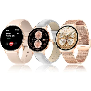 Digi Monster Haino Teko 5 Akıllı Saat | Bluetooth Arama | IP67 Su Geçirmez | Kalp Ritmi & Spo2 | Uyku Takibi | 3 Kordon (Metal, Silikon, Deri)