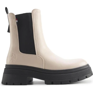 U.S. Polo Assn. Illy 4Pr Bej Kadın Chelsea Bot