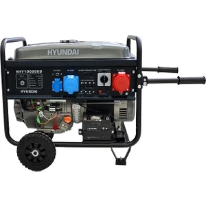 HHY10000ED 8000W Benzinli Jeneratör 220V / 380V Çift Voltaj, Sessiz ve Güçlü