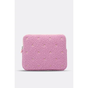 Puantiyeli Tablet Kılıfı 10” & 11” Inç Uyumlu Pembe