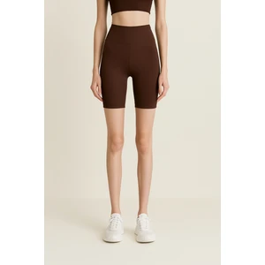 Yüksek Bel Toparlayıcı Kadın Spor Kısa Tayt