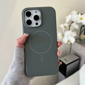 Apple Iphone 16 Pro Max Uyumlu Magsafe Lansman Kir Tutmaz Silinebilir Içi Kadife Telefon Kılıfı Kablosuz Şarj Özellikli