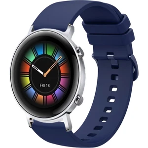 Huawei Watch Gt2 42MM ile Uyumlu Kordon Jel Silikon Tokalı Kayış