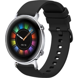 Huawei Watch Gt2 42MM ile Uyumlu Kordon Jel Silikon Tokalı Kayış