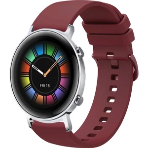 Huawei Watch Gt2 42MM ile Uyumlu Kordon Jel Silikon Tokalı Kayış