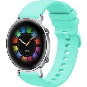 Huawei Watch Gt2 42MM ile Uyumlu Kordon Jel Silikon Tokalı Kayış