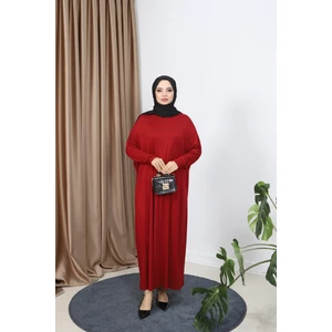 Penye Yarasa Kol Elbise