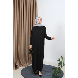 Penye Yarasa Kol Elbise