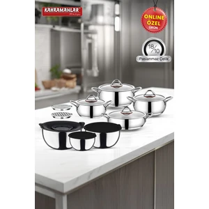 Elit Chef 17 Parça Çelik Çeyiz Seti