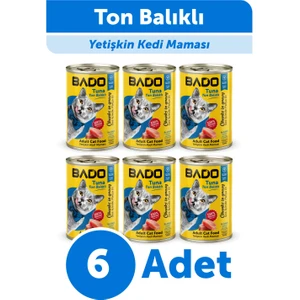 Yetişkin Yaş Kedi Maması Ton Balıklı 400GR 6lı