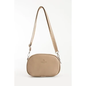 Kadın Suni Deri Ayarlanabilir Çapraz Askılı 2 Gözlü Omuz Çantası