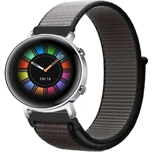 Huawei Watch Gt2 42MM Akıllı Saat Uyumlu Spor Kumaş Desenli Cırt Cırtlı Kordon Kayış
