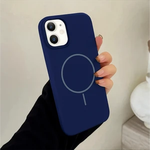 Apple Iphone Uyumlu Magsafe Lansman Kir Tutmaz Silinebilir Içi Kadife Telefon Kılıfı Kablosuz Şarj Özellikli 16 Pro Max / 16 Pro / 16 / 15 Pro Max / 15 Pro / 15 / 14 Pro Max / 14 Pro / 14 / 13 / 11