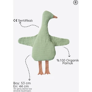 Organik Küçük Ördek Uyku Arkadaşı Yeşil