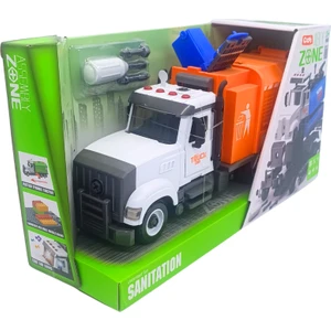 Büyük Boy Sök-Tak Pilli Müzikli Çöp Kamyonu CTOY-YW9083A