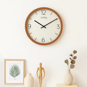 Ahşap Görünümlü Retro Duvar Saati 242054