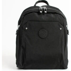 4013 Kadın Suya Dayanıklı Paraşüt Kumaş 4 Gözlü Laptop Bölmeli Seyahat Iş Okul Sırt Çantası