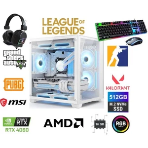 Dfs Gaming DS2025W Ryzen 5 5600X-B550M-RTX 4060 8GB-16GB RAM-512GB M.2 Ssd-Wı Fı-Masaüstü Bilgisayar