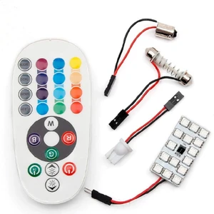 Uzaktan Kumandalı Tavan Lambası 18 Smd Rgb LED 16 Renk Animasyon 12V