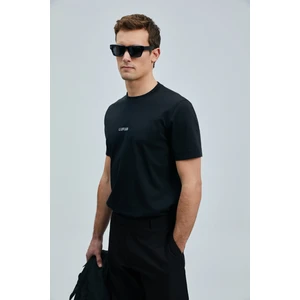 Marcus Modern Grafik T- Shirt Siyah