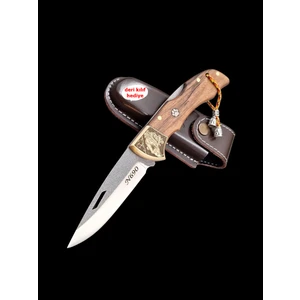 Gravürlü Balçıklı Kilitli Yaylı N690 Böhler Çelik Cep Çakısı