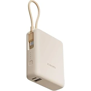 33W Power Bank 10000MAH (Entegre Kablo) Tan