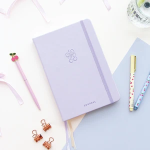 A5 Bullet Journal Noktalı Defter 140 Gr. 80 Yaprak Lavender Mist