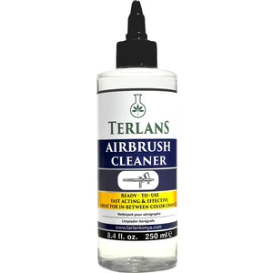 Terlans Airbrush Temizleyici 250 ml (Akrilik Boya) | Model Boyama Için Hızlı Etkili Hazır Kullanım Airbrush Cleaner