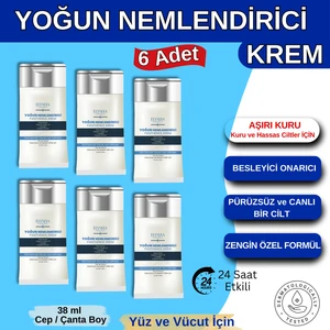 Elysian Essence Yoğun Nemlendirici Panthenol Yüz ve Vücut Kremi Cep, Çanta, Küçük Boy 6'lı Set | Kuru ve Hassas Ciltlere 24 Saat Bakım - Organik Argan Yağı, Shea Butter Yağı Propolis Collagen Içerikli