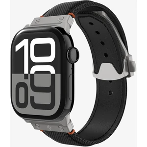 Apple Watch 49mm Ultra 3/2/1 - 46mm Seri 11/10 - 45mm Seri 9/8/7 - 44mm Seri SE/6/5/4 Kordon Kayış Band Classic Fit Black - AMP09304