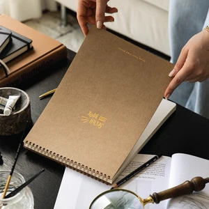 A4 Kraft Kapak 60 Yaprak 140 Gr. Perforajlı Eskiz Defteri - Sketch Book