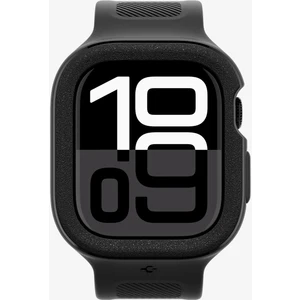 Apple Watch 46mm Seri 11/10 ile Uyumlu Kılıf & Kordon Kayış Vault Pro Matte Black - ACS09391