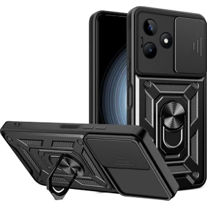 Realme C61 Kılıf Kamera Sürgülü Defense Pars Tank Kapak
