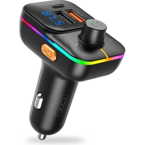 Tekno Grup Lucatch LT-460 Araç Fm Transmitter 5.3 Bluetooth Araç Kiti USB Type-C 30W Hızlı Şarj Çıkışlı Çakmaklık Girişli